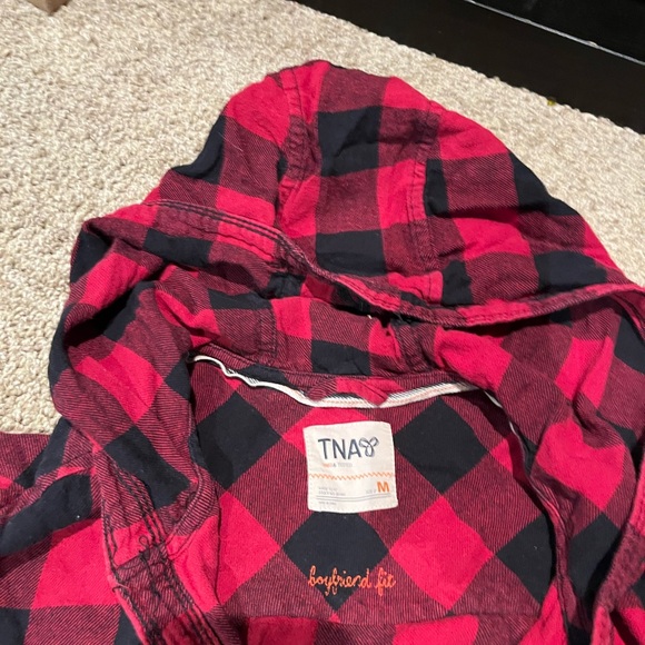 Plaid TNA button up - Picture 4 of 4